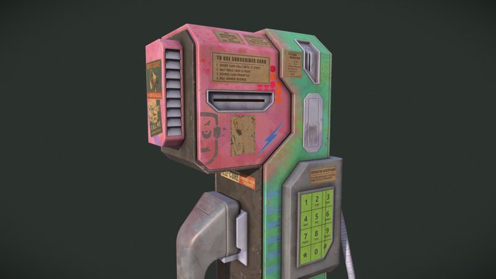 Payphone 3D Model