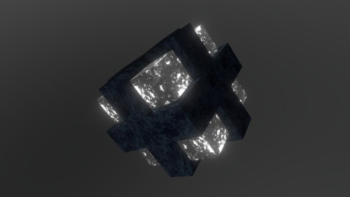 Glow Cube 3D Model