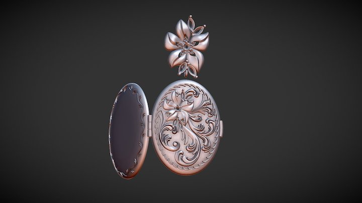 Opening pendant for photo 3D Model
