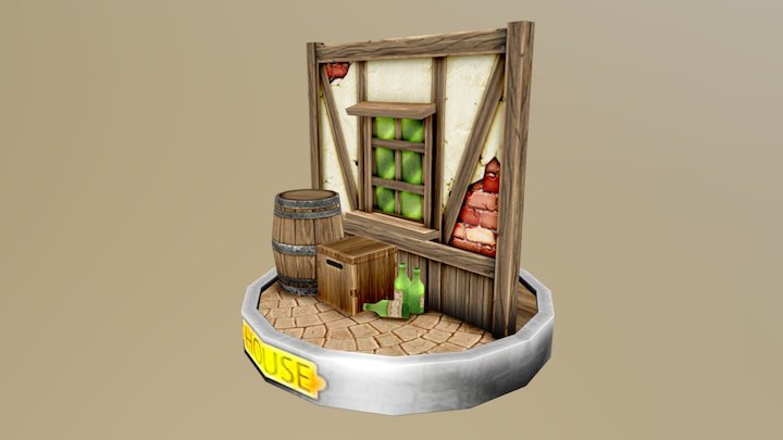 House Vignnet 3D Model