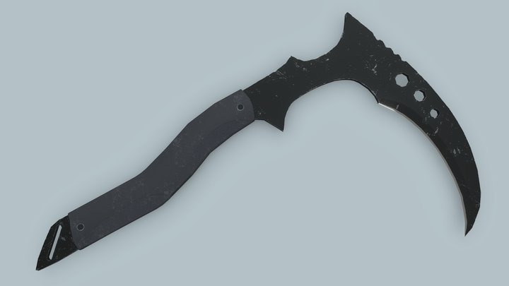 Modern Scythe 3D Model