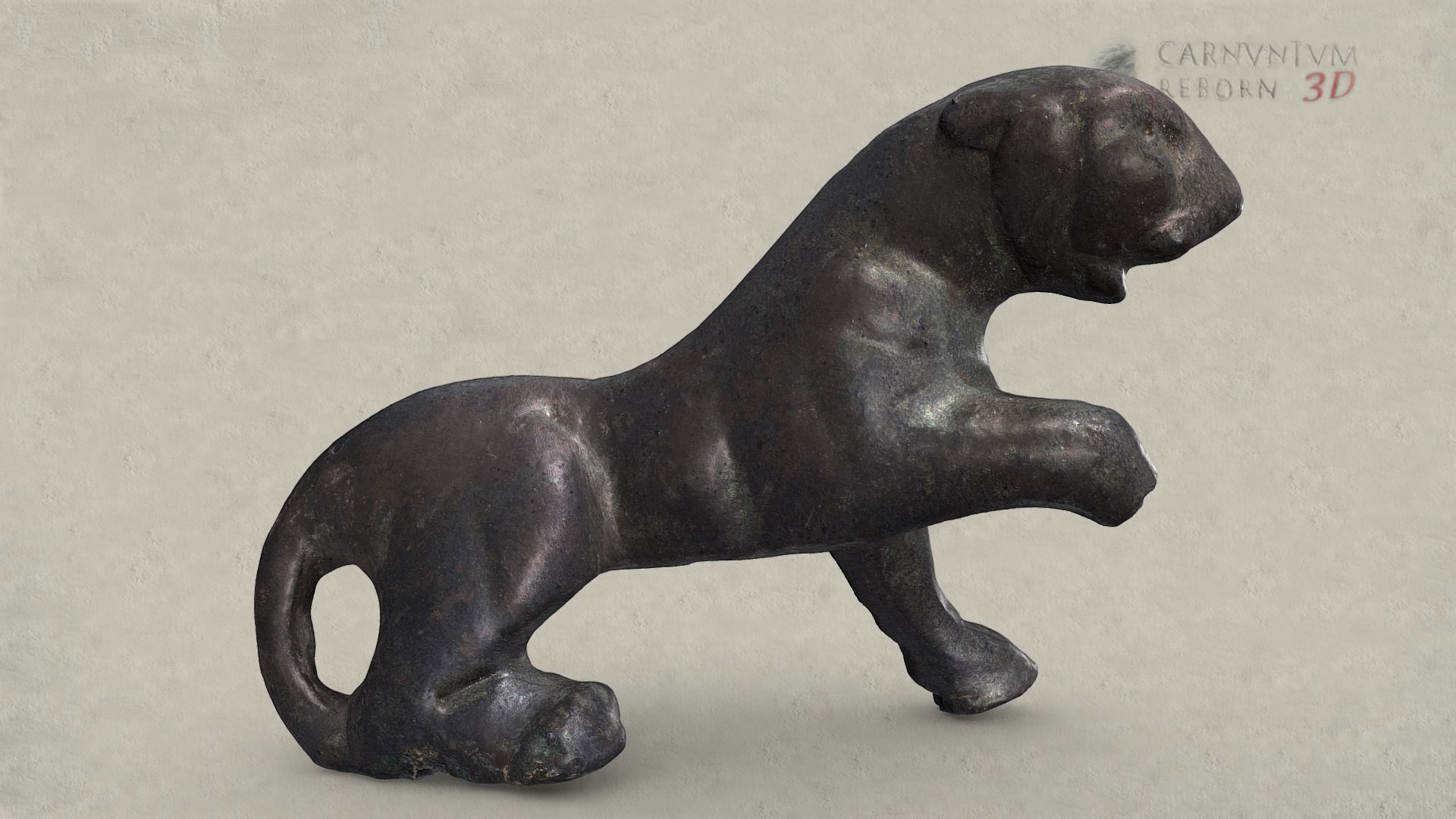 Pantherstatuette — Sketchfab embed 3D viewer
