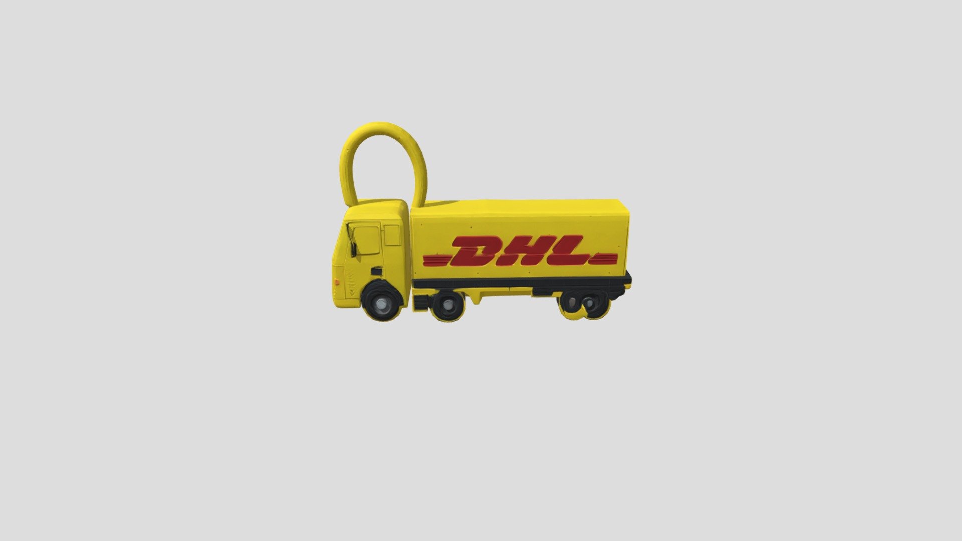 DHL delivery truck keychain - 3D model by shahasha2002 [d8b5dbb ...