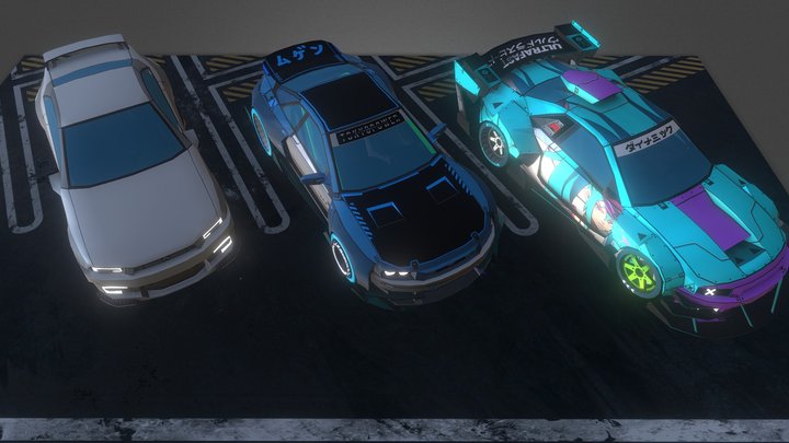 Kazen - Retroline Set 3D Model
