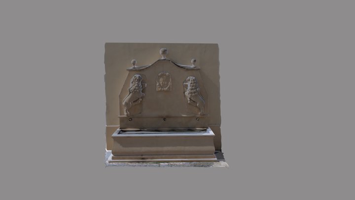 FUENTE PLAZA RUBÉN DARÍO 3D Model