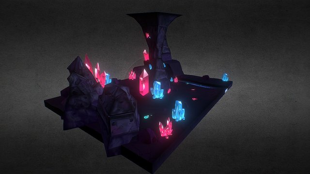 Crystal Cave Set UP 3D Model