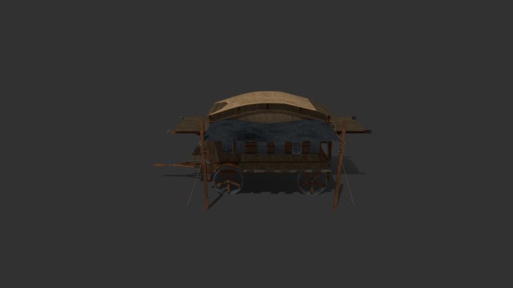 Medieval tent 3D Model