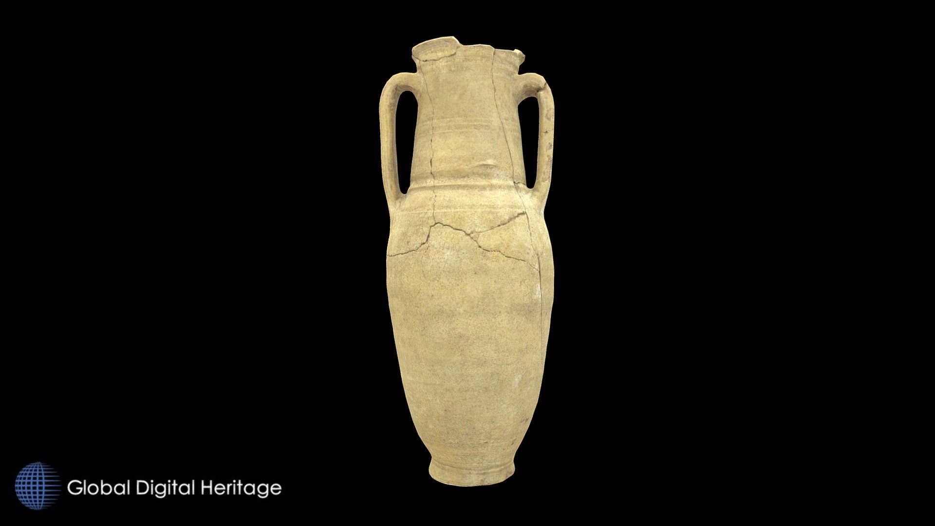 Glazed Ceramic Jar, Dibba A - duplicated version