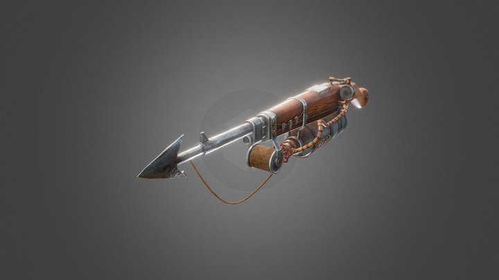 Harpoon Gun 3D Model