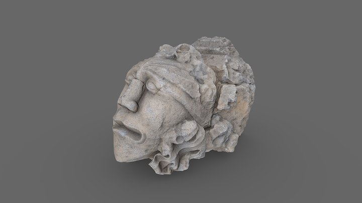 Greenman, Slovenská Ľupča, Slovakia. 500k 3D Model