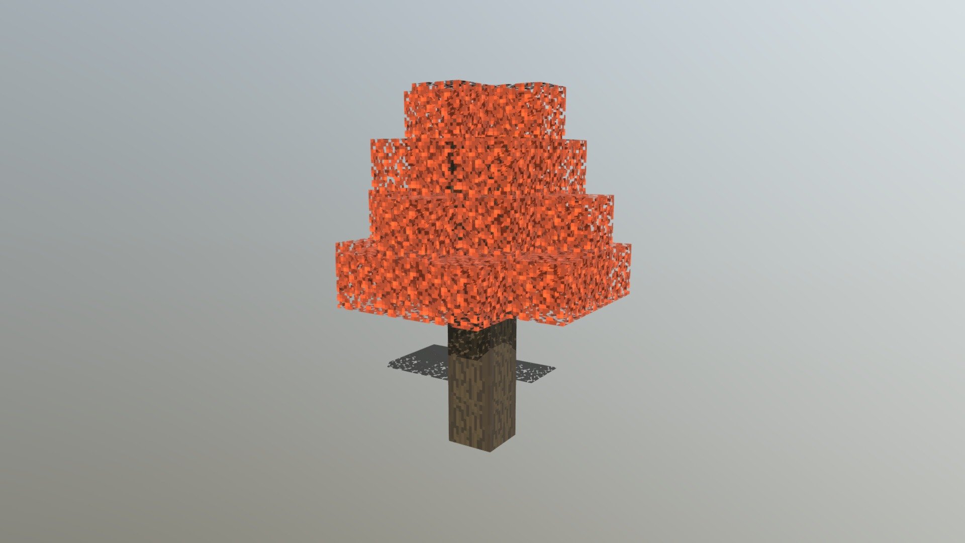 Minecraft maple tree - 3D model by MemesaMillion [d8b99a3] - Sketchfab