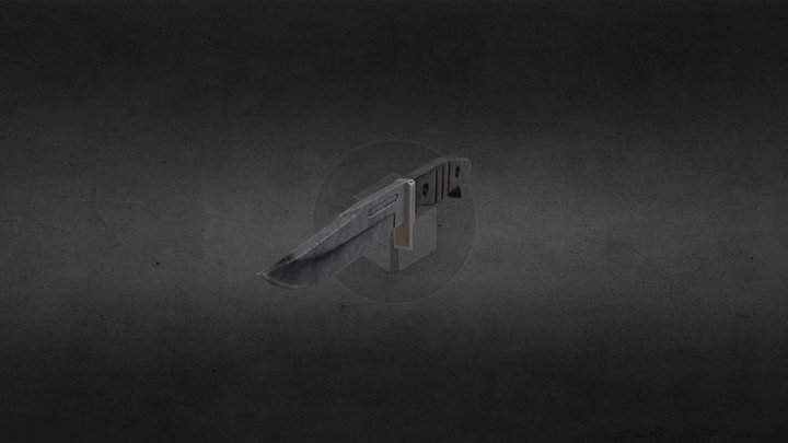 Tactical Knife 3D Model