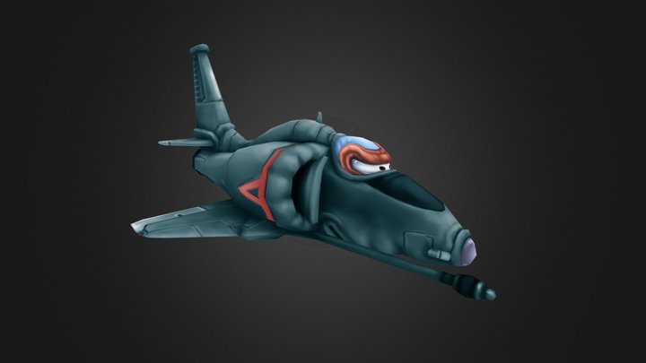 Wild Wings A4 Skyhawk 3D Model