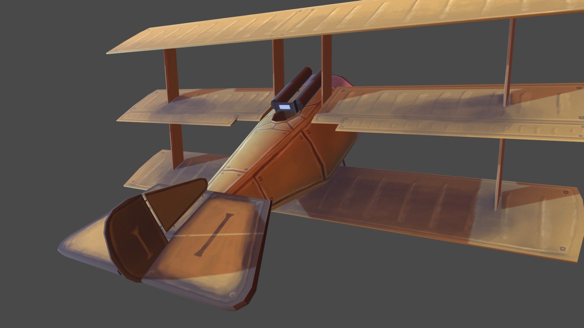 Sopwith Triplane Game Art