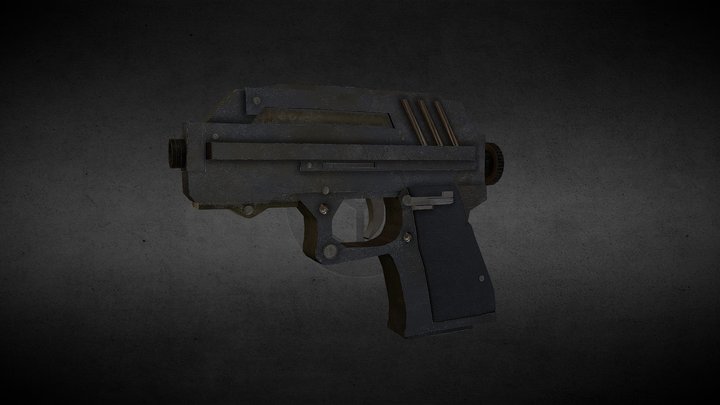 Star Wars-Dc17 Blaster Pistol 3D Model