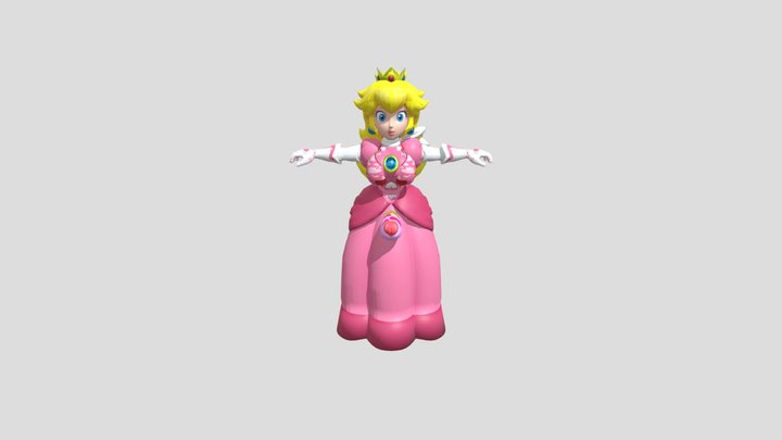 La Zz A_ Peach_ Kabal Mystic_ Remake 3D Model