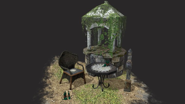 DAE 5 Finished props - Forest Loner 3D Model
