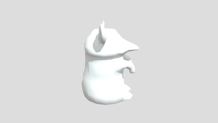 Fox Totem 3D Model