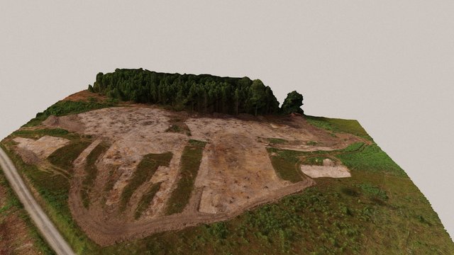 Iron Age house and grave mounds in Solum, Skien 3D Model