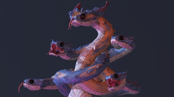 Yamata no Orochi 3D Model