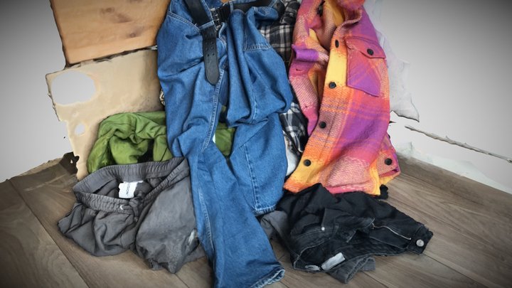 PILE OF CLOTHES-2 3D Model