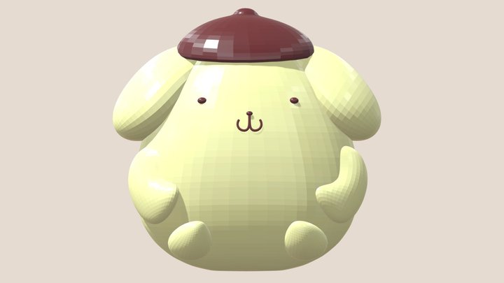 pompompurin 3D Model