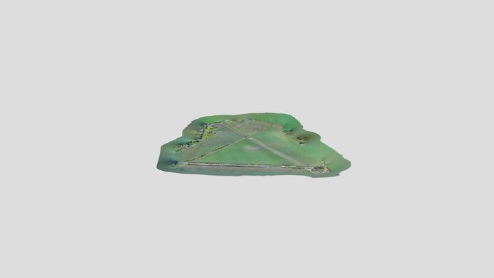 Acaster Old Airfield Farmland Sinkhole 3D Model