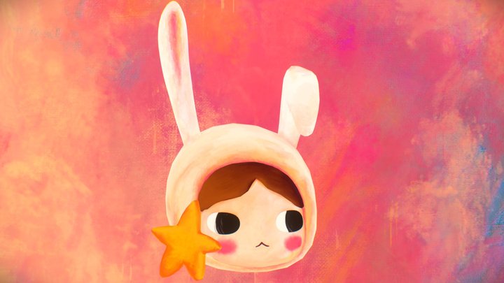 cutie bunny inspired by aya takano's art ☆ 3D Model