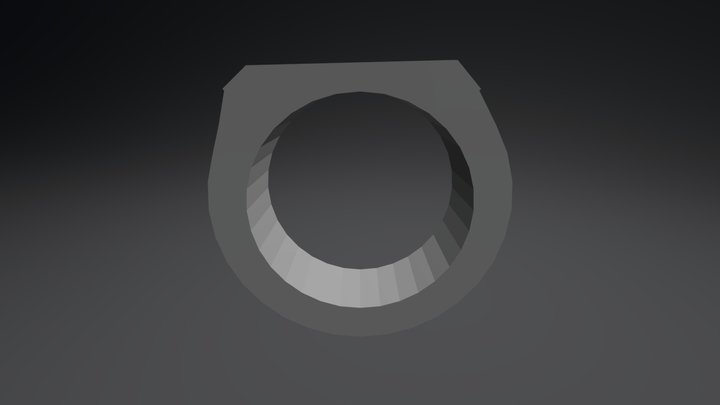Square Ring 3D Model