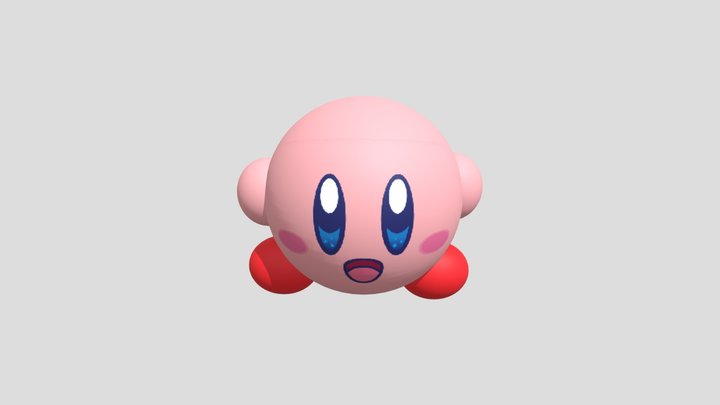 Kirby 3D Model