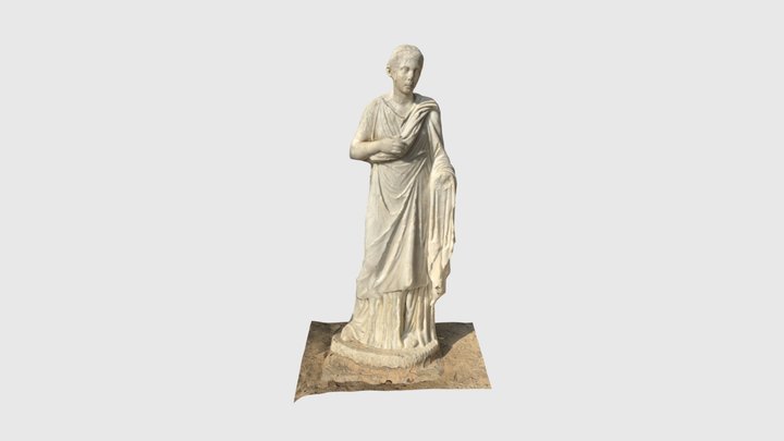 Draped Statue – Byrsa Hill, Carthage 3D Model