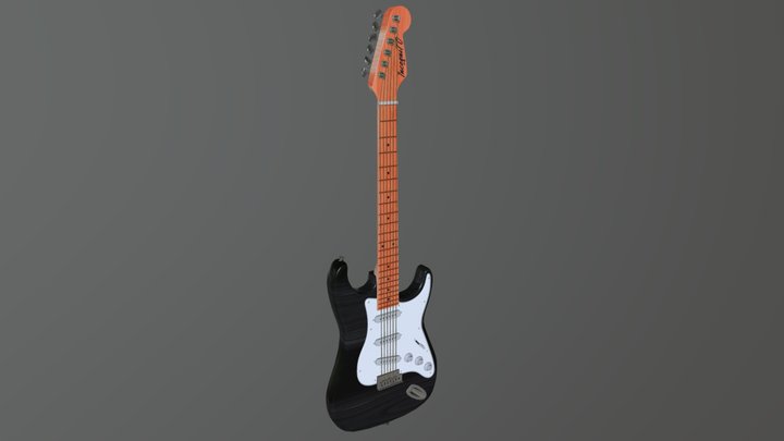 guitar fender 3D Model