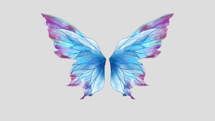 Butterfly wings 3D Model