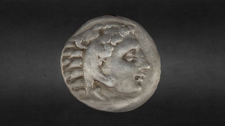 Silver Drachma of Alexander III (Great),Europos 3D Model