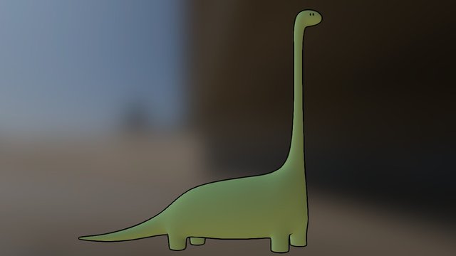 Brontosauro wip 3D Model