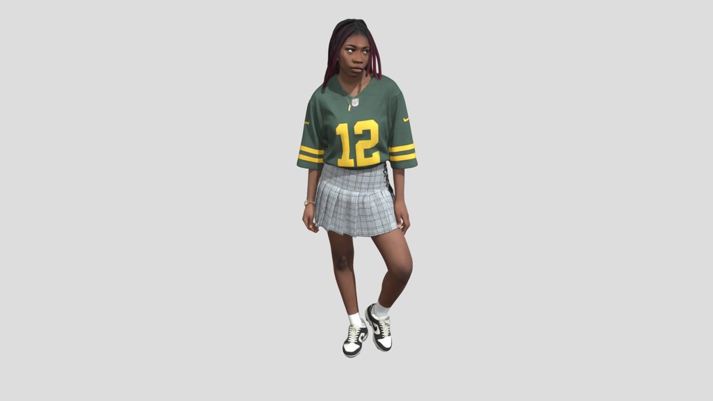 Gridiron Chic in Green and Plaid