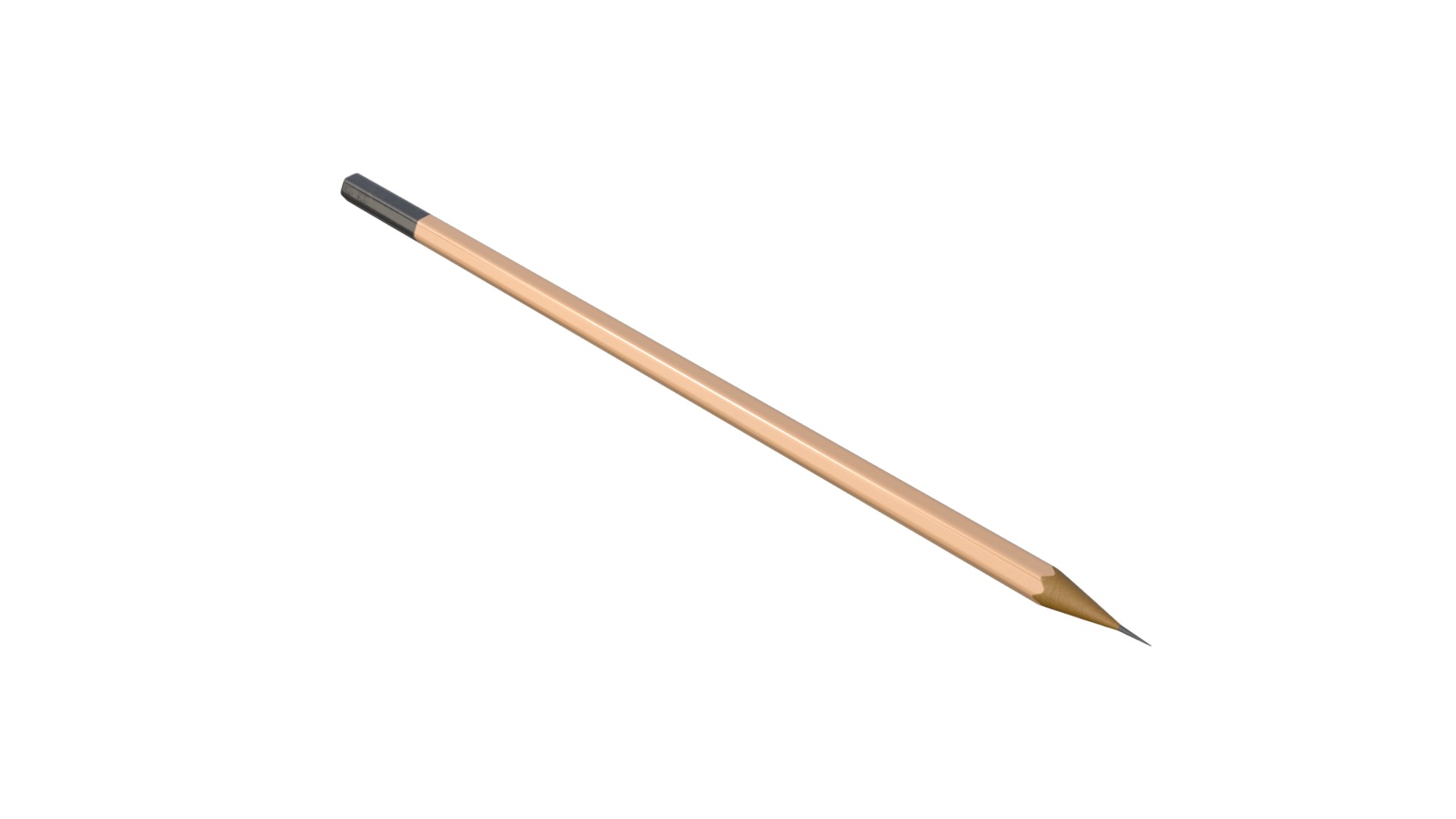 3D model Pencil - This is a 3D model of the Pencil. The 3D model is about text.