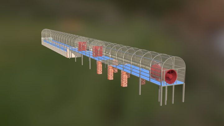 巷道通风3d模型 3D Model