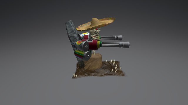 Day of the Dead Sentry 3D Model