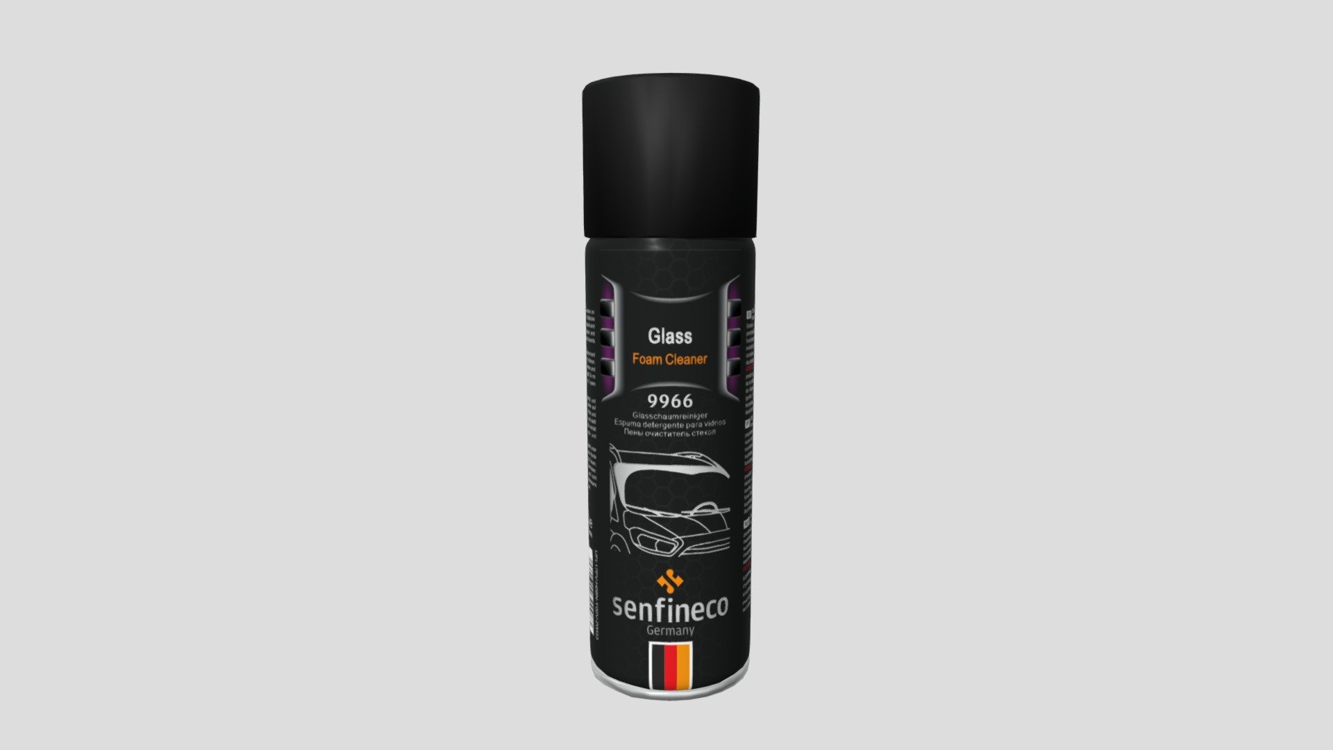 9966 Glass Foam Cleaner — Sketchfab embed 3D viewer