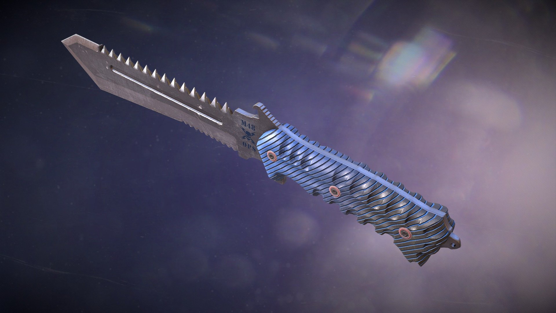 Warface M48 Bowie Knife 3D model by Jan Korenko (jankorenko