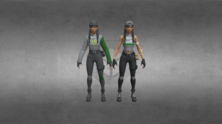 Skin aura monsteur 3D Model
