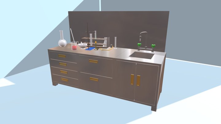 Chemistry Lab Model 3D Model