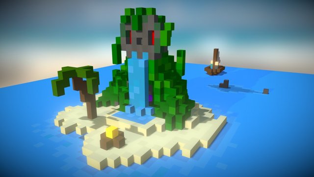 Skull Island 3D Model