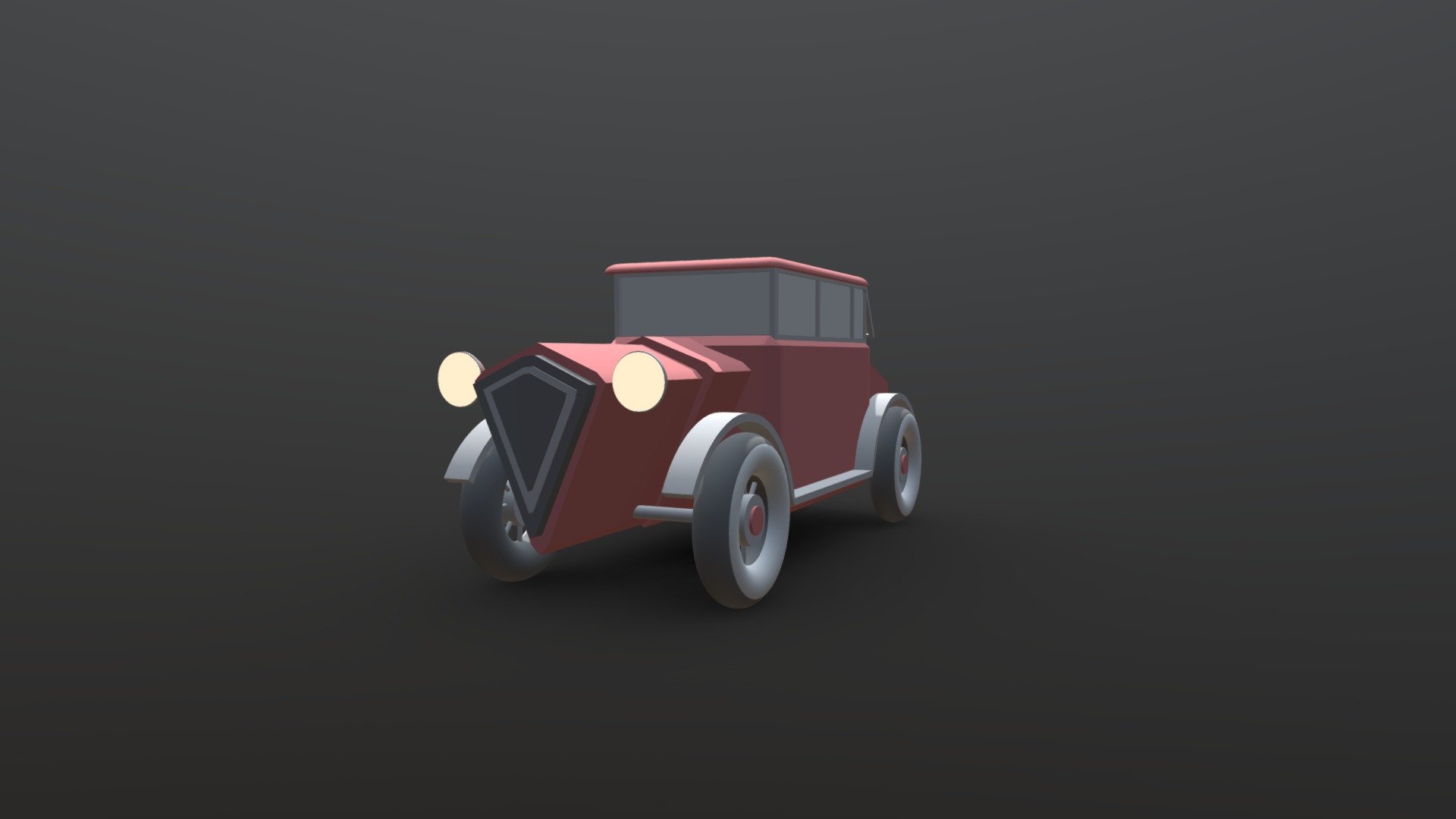 Low-poly Old Car