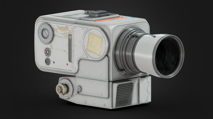 Hasselblad 500 EL Data Camera - NASA Apollo 11 3D Model