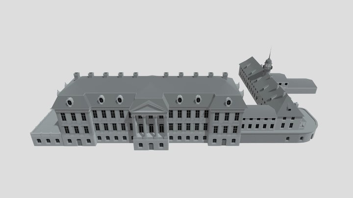 Schloss Friedrichstein, um 1900, (2016) 3D Model