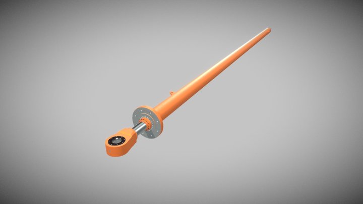 CILINDRO IDROMECCANICO 3D Model