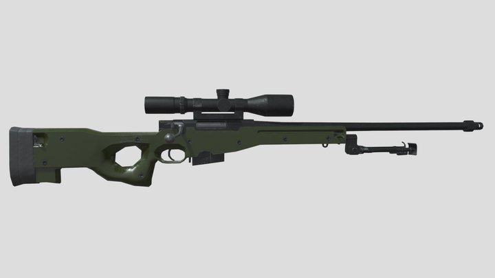 L96A1 3D Model