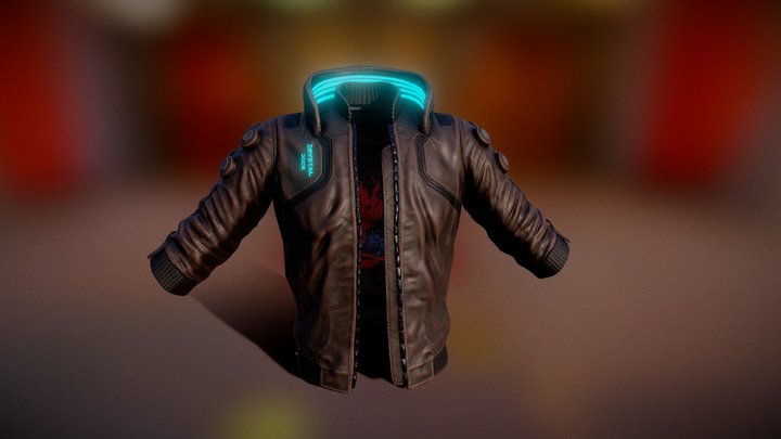 Cyberpunk 2077 - V's Jacket 3D Model